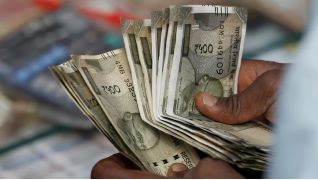Indian Rupee hit an all-time low of 93.24 against the US Dollar